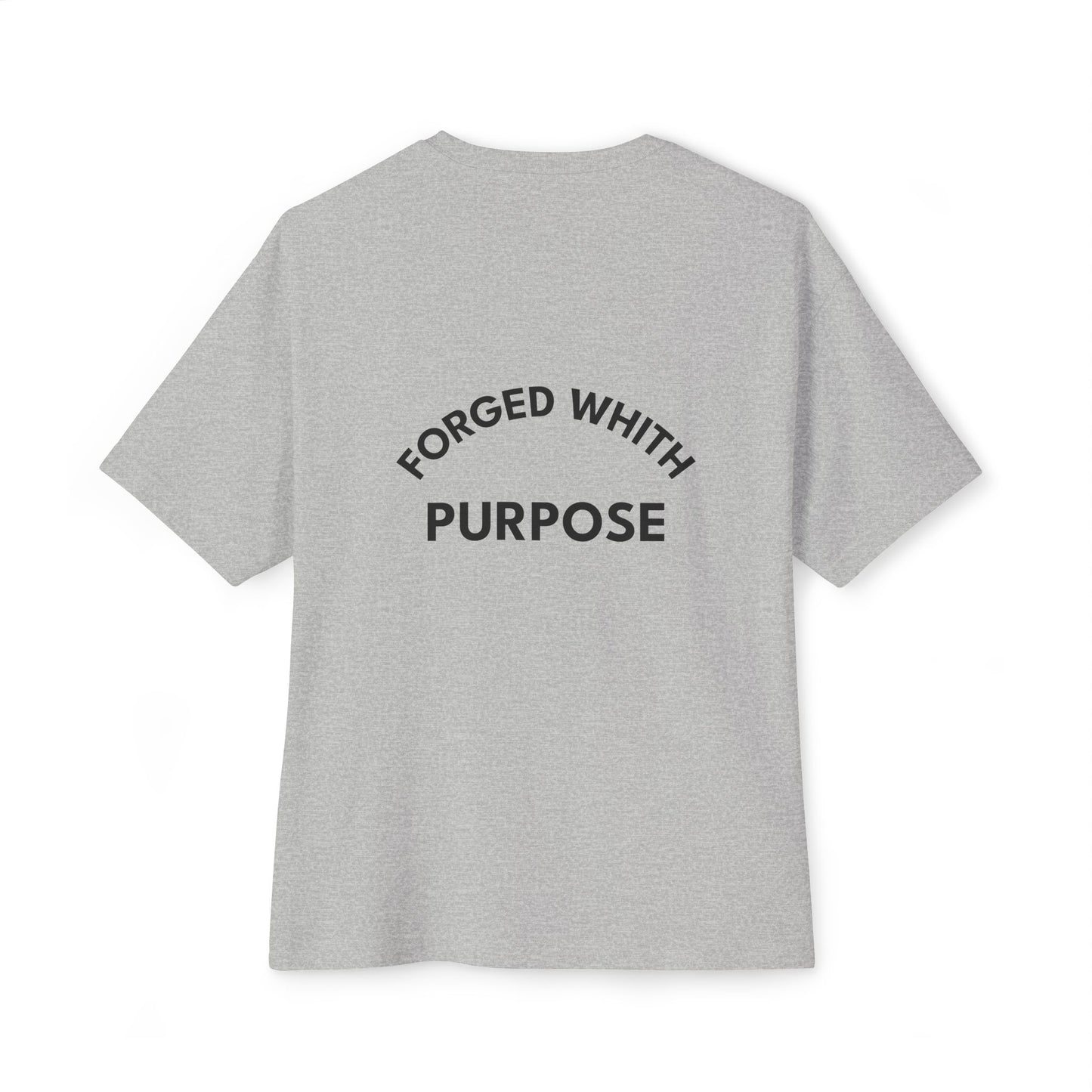 Camiseta Oversized Unisex FORJADA CON PROPÓSITO – Estilo minimalista y urbano